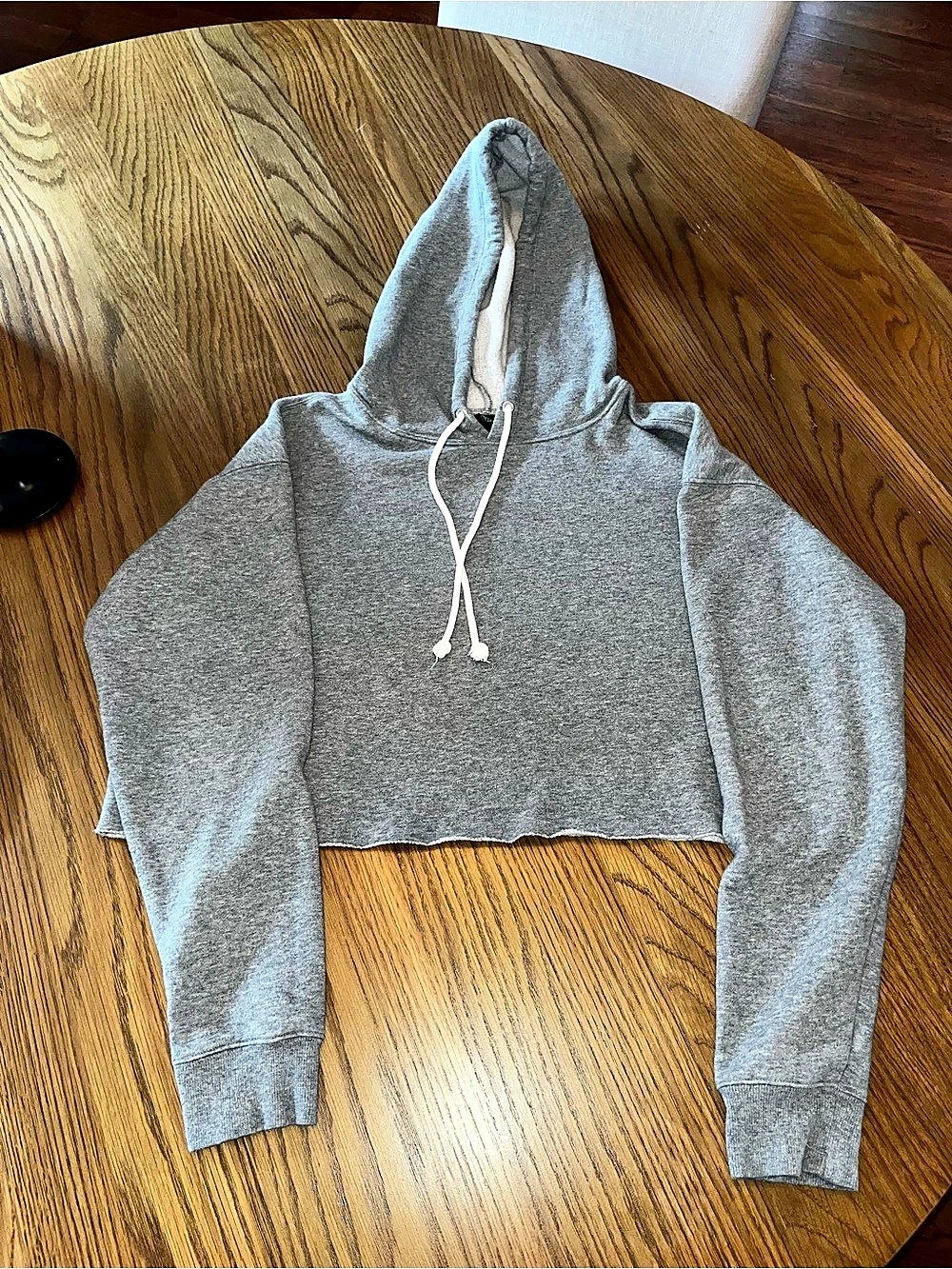 Wild Fable Cropped Hoodie Gray